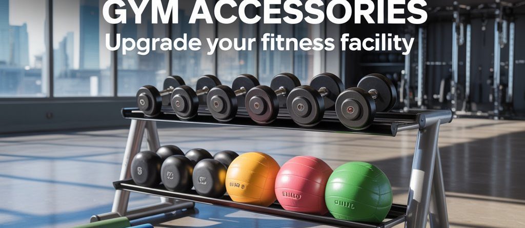 Premium commercial gym accessories designed to enhance fitness facilities with durable and professional workout equipment.