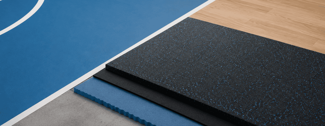 Indoor sports flooring