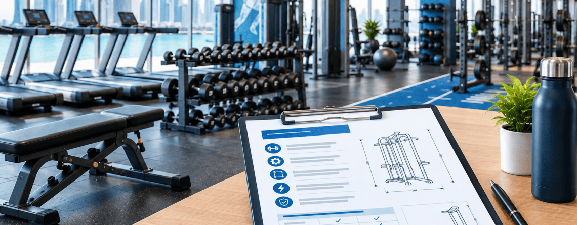 Commercial Gym Equipment Specification Sheet