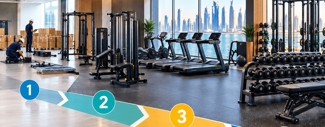 phased gym equipment rollout in Qatar