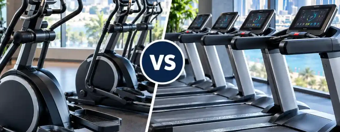 cross trainers vs treadmills for commercial gyms Qatar